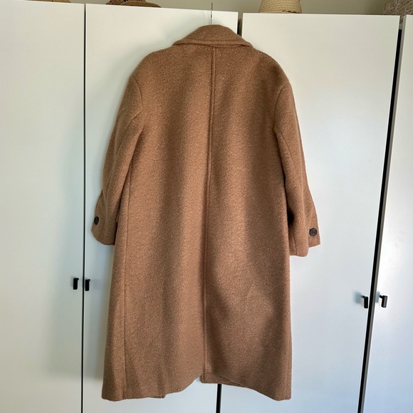 Caramel Boucle Coat - Picture 9 of 11